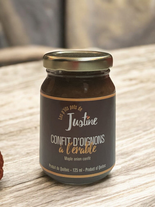 Confit d'oignon à l'Érable / Maple candied onions